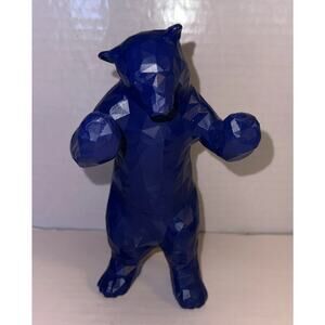 BIG BLUE BEAR Souvenir LAWRENCE ARGENT, figure sculpture, 8" Colorado